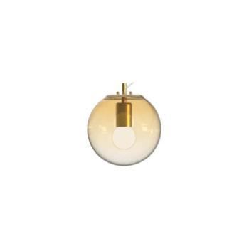 Ideal Lux - Csillár zsinóron MAPA 1xE27/42W/230V átm. 20 cm arany/füstös 346540 kép