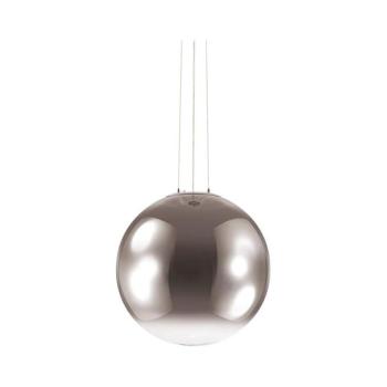 Ideal Lux - Csillár zsinóron MAPA 1xE27/42W/230V átm. 50 cm szürke/füstös 161327 kép