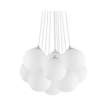 Ideal Lux - Kábeles csillár MAPA 11xE14/40W/230V Ø 58 cm fehér 131924 kép