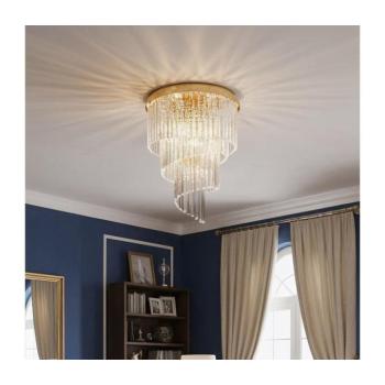 Ideal Lux - Kristály csillár CARLTON 12xE14/40W/230V átm. 50 cm arany 213507 kép