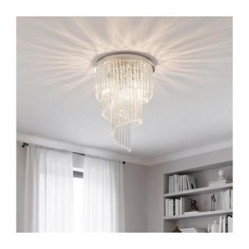 Ideal Lux - Kristály csillár CARLTON 12xE14/40W/230V átm. 50 cm króm 168937 kép