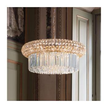 Ideal Lux - Kristály csillár láncon NABUCCO 12xE14/40W/230V átm. 60 cm arany 237794 kép