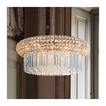 Ideal Lux - Kristály csillár láncon NABUCCO 16xE14/40W/230V átm. 70 cm arany 237800 kép