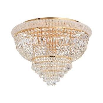 Ideal Lux - Kristály mennyezeti lámpa DUBAI 24xE14/28W/230V átm. 78 cm arany 243498 kép