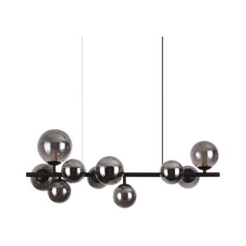 Ideal Lux - LED csillár kábelen PERLAGE 10xG9/3W/230V 81 cm fekete/füstszínű 271408 kép