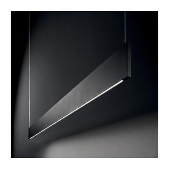 Ideal Lux - LED csillár kábelen STEEL LED/24W/230V 3000K CRI 90 120 cm fekete 368771 kép