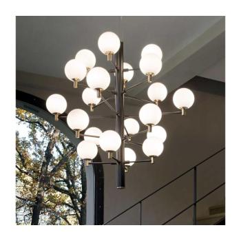 Ideal Lux - LED Csillár zsinóron COPERNICO 20xG9/3W/230V átm. 86 cm fekete 197333 kép