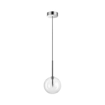 Ideal Lux - LED Csillár zsinóron EQUINOXE 1xG4/2W/230V átm. 15 cm króm/átlátszó 306537 kép