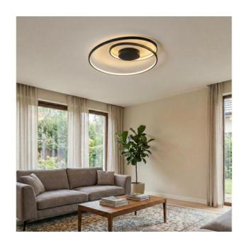 Ideal Lux - LED Dimmelhető mennyezeti lámpa OZ LED/48W/230V átm. 60 cm CRI 90 fekete 304526 kép