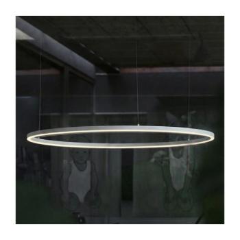 Ideal Lux - LED függőlámpa kábelen ORACLE SLIM LED/29W/230V 2700K átm. 50 cm fehér 342016 kép