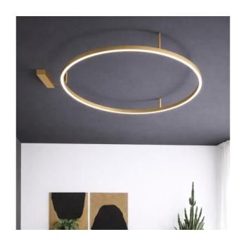 Ideal Lux - LED mennyezeti lámpa ORACLE SLIM LED/29W/230V 3000K átmérő 50 cm aranyszínű 372419 kép