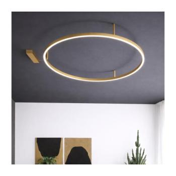 Ideal Lux - LED mennyezeti lámpa ORACLE SLIM LED/37W/230V 3000K Ø 70 cm aranyszínű 372433 kép