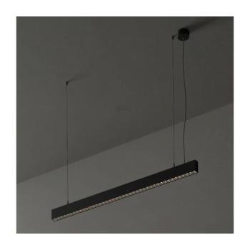 Ideal Lux - OFFICE kábeles LED csillár/30W/230V 4000K CRI 90 fekete 271200 kép