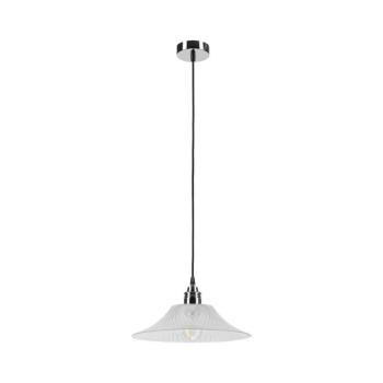 JULL függeszték kábellel 1xE27/15W/230V fényes króm/átlátszó LM-1.333/CHROM kép