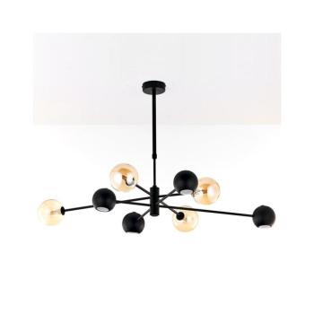 Jupiter 1994 - Csillár rúdon MOKA 4xGU10/10W/230V + 4xG9/10W/230V fekete/bézs 1994 kép