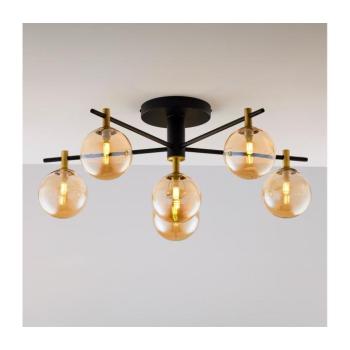 Jupiter 2033 - Felületre szerelhető csillár FIGARO 6xG9/10W/230V fekete/arany/bézs 2033 kép