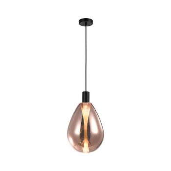 Kábeles csillár DENSO 1xG9/5W/230V átm. 20 cm réz/fekete 31-51356 kép