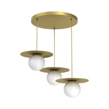 Kábeles csillár FLAT 3xE27/15W/230V arany 9592 kép