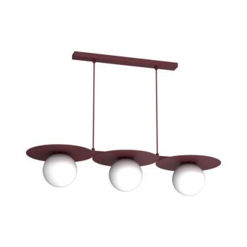 Kábeles csillár FLAT 3xE27/15W/230V bordó 9560A kép