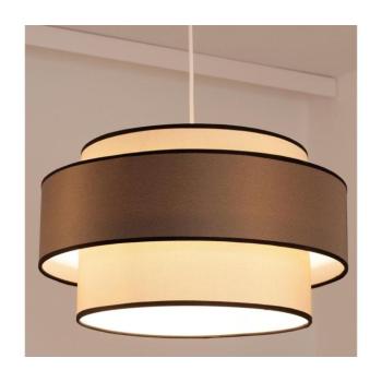 Kábeles csillár GRACE 1xE27/60W/230V, átm. 40 cm, krémszínű/szürke 0704 kép