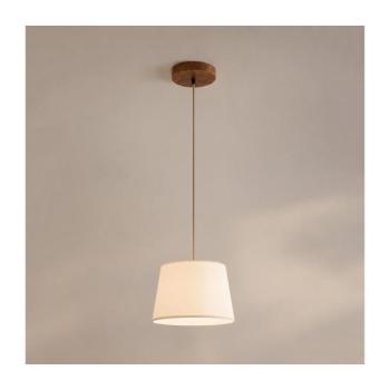 Kábeles függeszték AIDA 1xE27/15W/230V átm. 25 cm tölgy/krémszínű LM-1.98/DĄB RUSTIK/KREM 250 kép