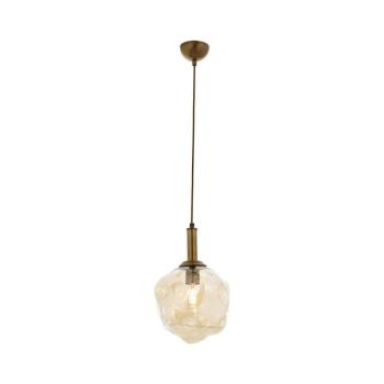 Kábeles függőlámpa CRUMPLED 1xE27/40W/230V bronz/bézs 301AUR1174 kép