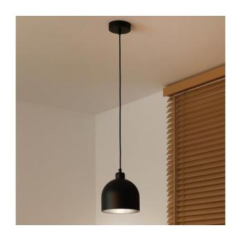 - Kábeles függőlámpa IRONLINE 1xE27/15W/230V Ø 17 cm fekete 70552 kép
