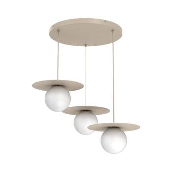 Kábelre függesztett FLAT csillár 3xE27/15W/230V bézs 9585 kép