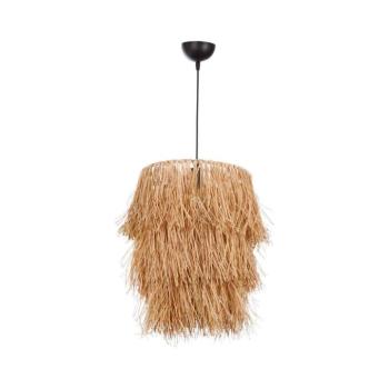 Kábelre függeszthető TASSEL függőlámpa 1xE27/40W/230V raffia 390FLH1811 kép