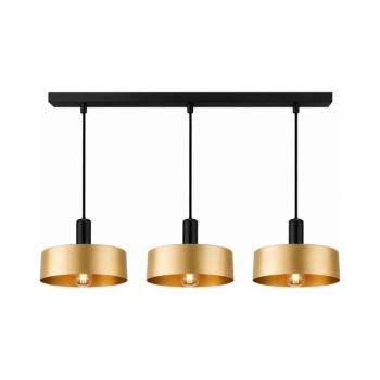 Keter Lighting Függőlámpa kábellel HAKI 3xE27/60W/230V arany/fekete 3744 kép
