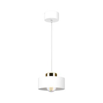 Keter Lighting IGNIA függőlámpa kábellel 1xE27/60W/230V fehér/arany 3401 kép