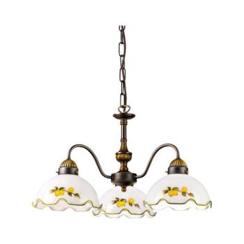 Kolarz 731.83.116 - Láncos csillár NONNA 3xE27/75W/230V citrommotívummal 731.83.116 kép