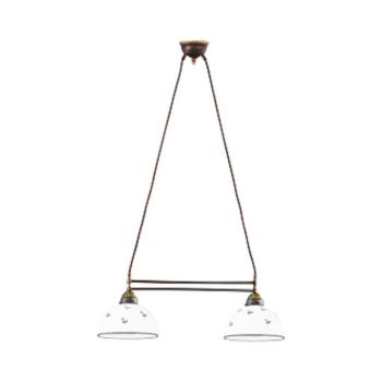Kolarz 731.82.24 - Csillár zsinóron NONNA 2xE27/75W/230V kék 731.82.24 kép