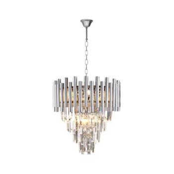 Kristály csillár láncon MADISON 9xE14/40W/230V króm ML5991 kép