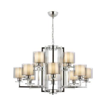 Láncos csillár VARANA 12xE27/40W/230V fényes króm 301AUR1191 kép