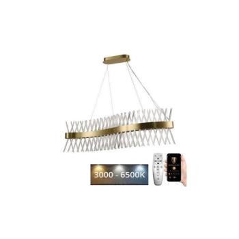 LED állítható fényerejű kristály csillár kábellel LED/95W/230V + DO J6306/C kép