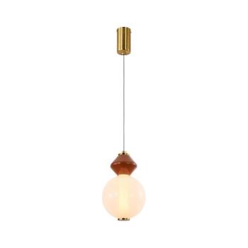 LED csillár kábelen FLORES LED/7W/230V arany/barna 31-50625 kép