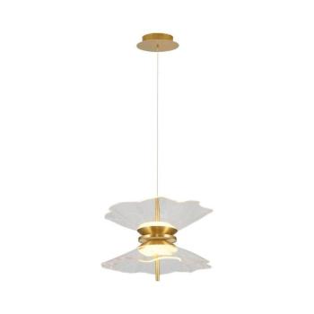 LED csillár zsinóron BUTTERFLY 2xLED/10W/230V 3000K arany 414LRC1356 kép