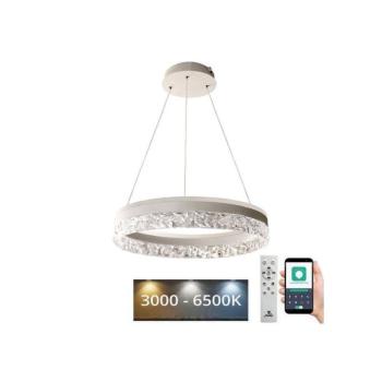 LED dimmelhető csillár zsinóron LED/80W/230V 3000-6500K fehér + távirányítás TA2301/W kép