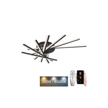 LED Dimmelhető felületre szerelhető csillár LED/120W/230V 3000-6500K + távirányítás J3345/B kép