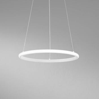 LED függő lámpa Axis, Ø 40 cm, fehér, fém, CCT kép