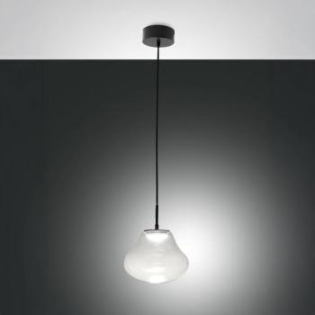 LED függő világítás Deva, átlátszó, üveg, Ø 25 cm, CCT, dimmelhető kép