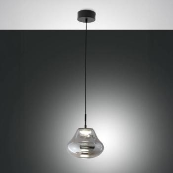LED függő világítás Deva, szürke, üveg, Ø 25 cm, CCT, dimmelhető kép