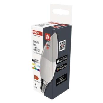 LED izzó GoSmart gyertya / E14 / 4,8 W (40 W) / 470 lm / RGB / dimmelhető / Zigbee kép