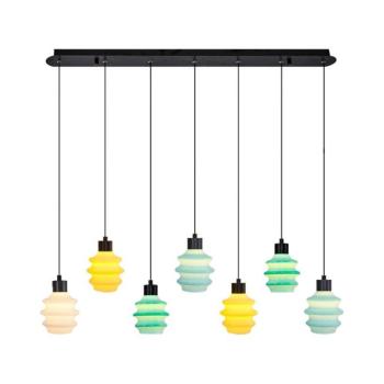 LED kábeles csillár CACTUS 7xLED/2,8W/230V 3000K zöld/sárga/fehér 414LRC2017 kép