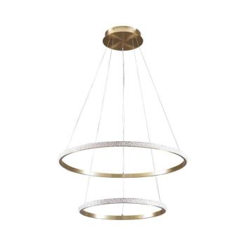 LED kábeles csillár DIANA LED/44W/230V 4000K átm. 59 cm arany 337863 kép