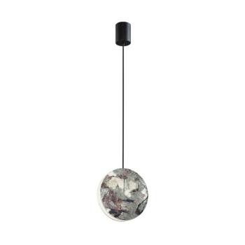 LED lógó lámpa Anais, zöld, Ø 17,5 cm, műkő kép