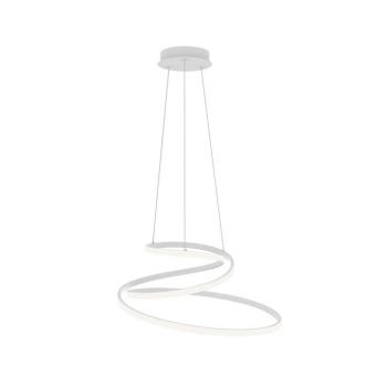 LED lógó lámpa COASTER, fehér, Ø 60 cm, fém, CCT kép