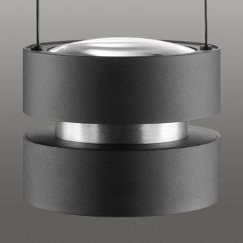 LED lógó lámpa Glow-Sphere, Ø 18 cm, fekete, fém kép