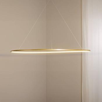 LED lógó lámpa Saturno, Ø 120 cm, arany színű, 1 izzó, 4000 K kép